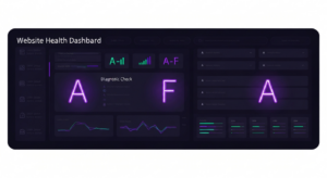 Free WordPress site audit scoring dashboard