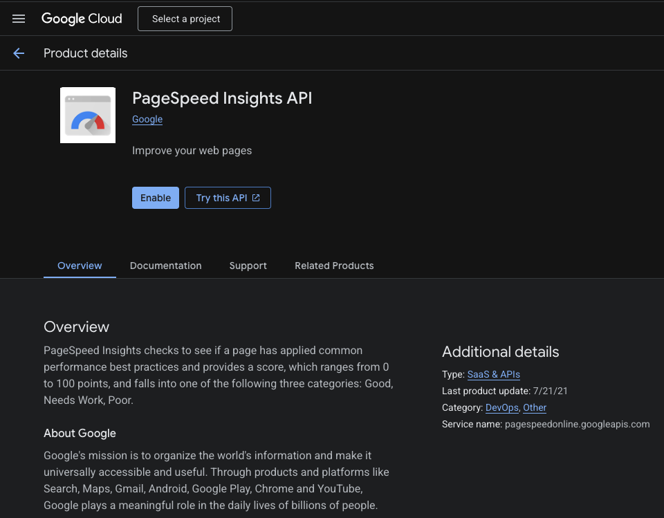 Google Cloud Console