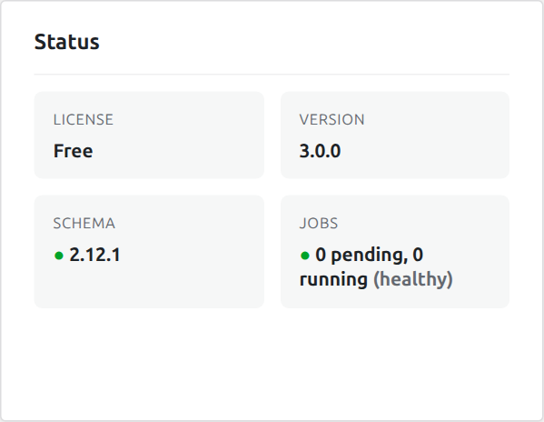 Plugin Status Box